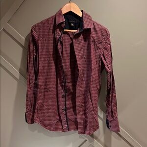 Banana Republic Red Plaid Shirt